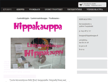 Tablet Screenshot of hippakauppa.fi